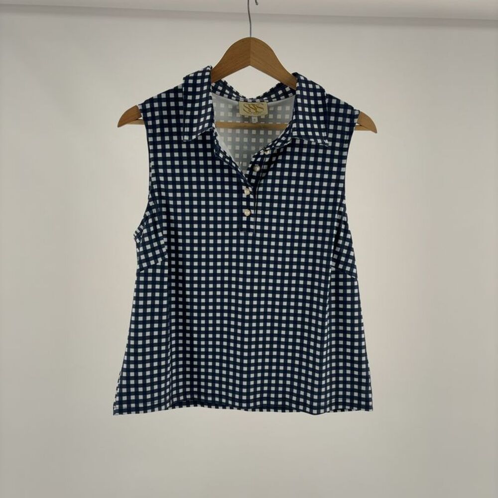 unknown brand Sleeveless Polo and Pleated Skort Set